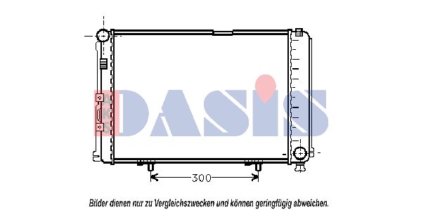 AKS DASIS Radiators, Motora dzesēšanas sistēma 120510N